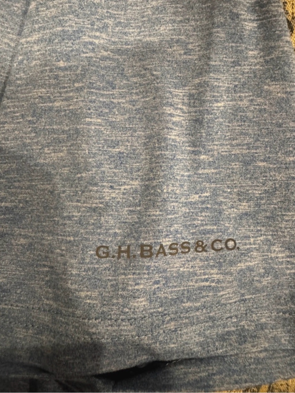 G.H. Bass & Co. Men’s XL Blue Heather Performance Polo - Picture 4 of 5